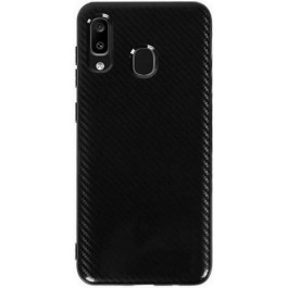   TOTO TPU Carbon Fiber 2,0mm Case Samsung Galaxy A20/A30 Black