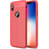 iPaky Litchi Stria Series iPhone X/XS Red - зображення 1