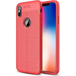   iPaky Litchi Stria Series iPhone X/XS Red