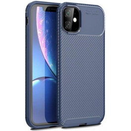   TOTO TPU Carbon Fiber 1,5mm Case iPhone 11 Blue