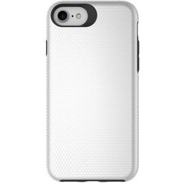   TOTO Triangle TPU+PC Case Apple iPhone 7/8 Silver