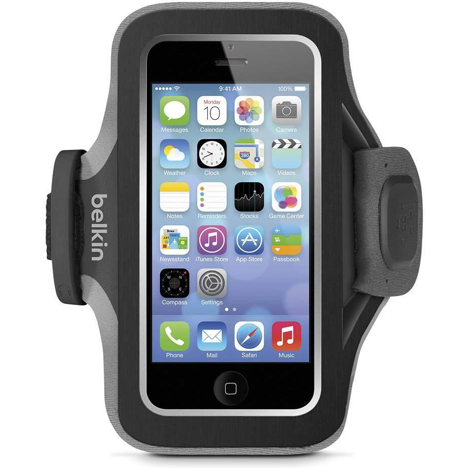 Belkin Slim Fit Armband for iPhone 5/5S/SE Black/Grey F8W299VFC00 - зображення 1