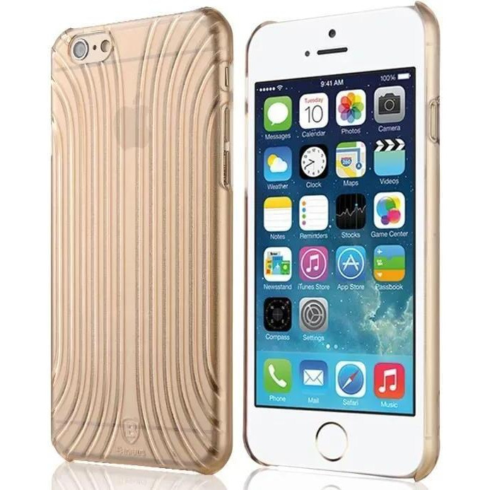 Baseus Shell Case for iPhone 6/6s Gold LSAPIPH6-BC0V - зображення 1