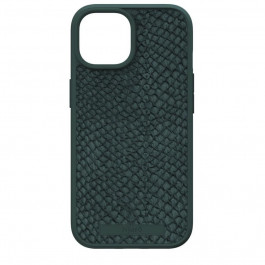   Njord Salmon Leather MagSafe Case for iPhone 15 Plus - Dark Green (NA52SL02)