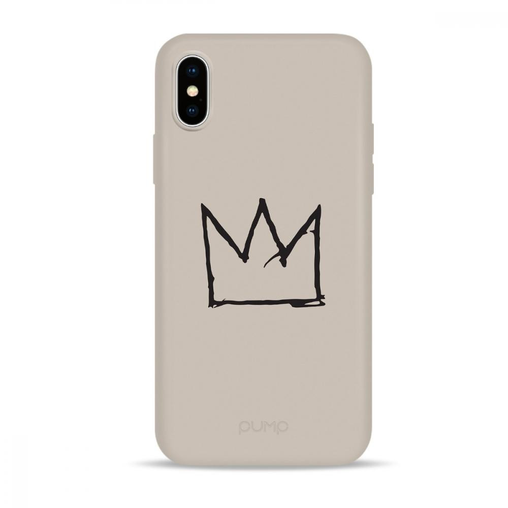 Pump Silicone Minimalistic Case for iPhone X/XS Crown (PMSLMNX/XS-6/257) - зображення 1