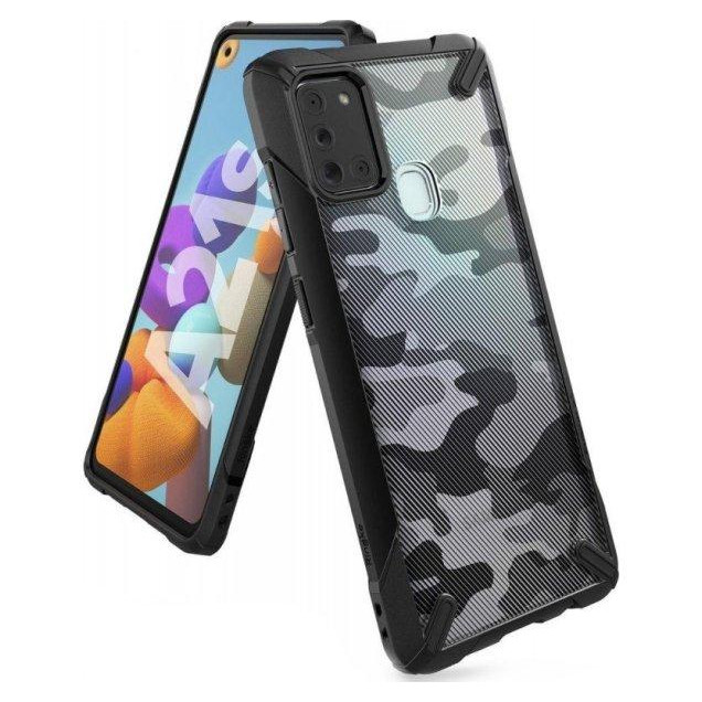 Ringke Fusion X Desing Samsung A217 Galaxy A21s Camo Black (RCS4839) - зображення 1