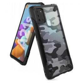   Ringke Fusion X Desing Samsung A217 Galaxy A21s Camo Black (RCS4839)