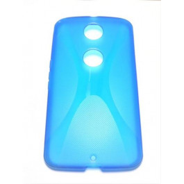   New Line X-series Case + Protect Screen Motorola Google Nexus 6 Blue