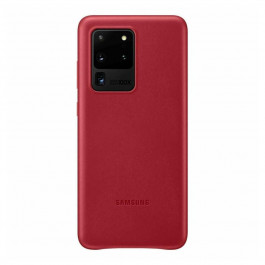   Samsung G988 Galaxy S20 Ultra Leather Cover Red (EF-VG988LREG)