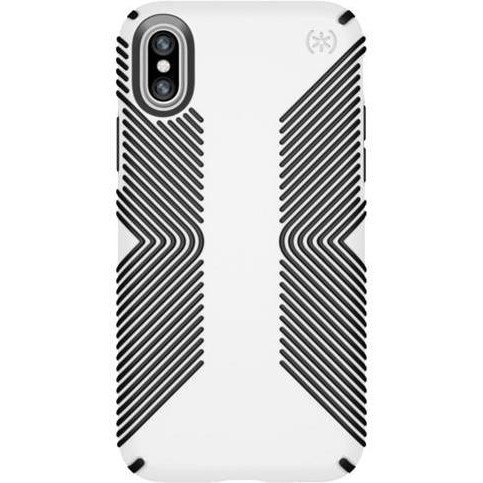 Speck iPhone X Presidio Grip White/Black (1031311909) - зображення 1