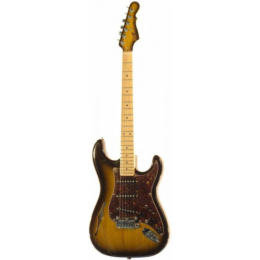 G&L S500 Semi-Hollow 2-Tone Sunburst - зображення 1