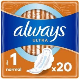   Always Гигиенические прокладки  Ultra Normal Plus 20 шт (4015400041627)