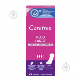   Carefree Прокладки щоденні  Plus Large Fresh normal 20 шт.