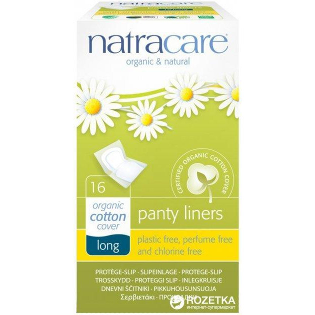 Natracare Ежедневные прокладки  Длинные в индивидуальной упаковке (Ultra Thin Panty Liners) из органического х - зображення 1