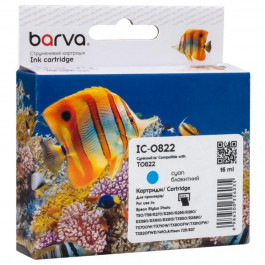   Barva Картридж  Epson T0812/T0822 XL (C13T11124A10/C13T11224A10) 16 мл Cyan (IC-0822)