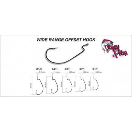   Crazy Fish Wide Range Offset Hook №5/0 (5pcs)