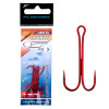 Flagman Double Hook Long SS / Red / №1/0 / 3pcs (FDH-LR10) - зображення 2