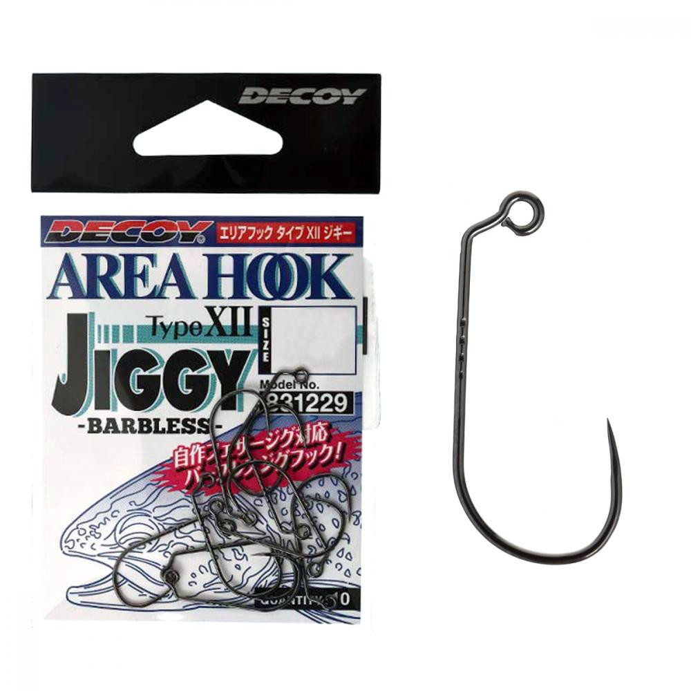 Decoy Area Hook Type XII Jiggy / AH-12 / №08 / 10pcs - зображення 1