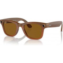   Ray-Ban Смарт-окуряри Ray-ban Meta Matte Shiny Caramel Transparent / Polarized Brown