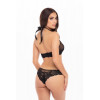 Rene Rofe Комплект білизни MIDNIGHT HALTER 2PC BRA SET BLACK, S/M (7553028BLKSM) - зображення 2