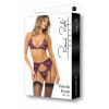 Rene Rofe Комплект білизни SNEAK PEAK 3PC SET PURPLE, S/M (7553029PURSM) - зображення 3