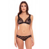 Rene Rofe КОМПЛЕКТ БЮСТГАЛЬТЕРІВ NAUGHY NICERES 2PC ЧОРНИЙ, S/M (7553021BLKSM) - зображення 1