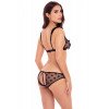 Rene Rofe КОМПЛЕКТ БЮСТГАЛЬТЕРІВ NAUGHY NICERES 2PC ЧОРНИЙ, S/M (7553021BLKSM) - зображення 2