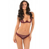 Rene Rofe Комплект білизни WITH LOVE HALF CUP BRA SET, S/M (7553007BURSM) - зображення 1