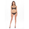 Rene Rofe КОМПЛЕКТ БІЛИЗНИ DARE ME 2PC BRA AND PANTY SET BLACK, S/M (7553025BLKSM) - зображення 3