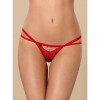 Obsessive Стринги Obsessive 838-THO-3 thong red S/M (410934) - зображення 1