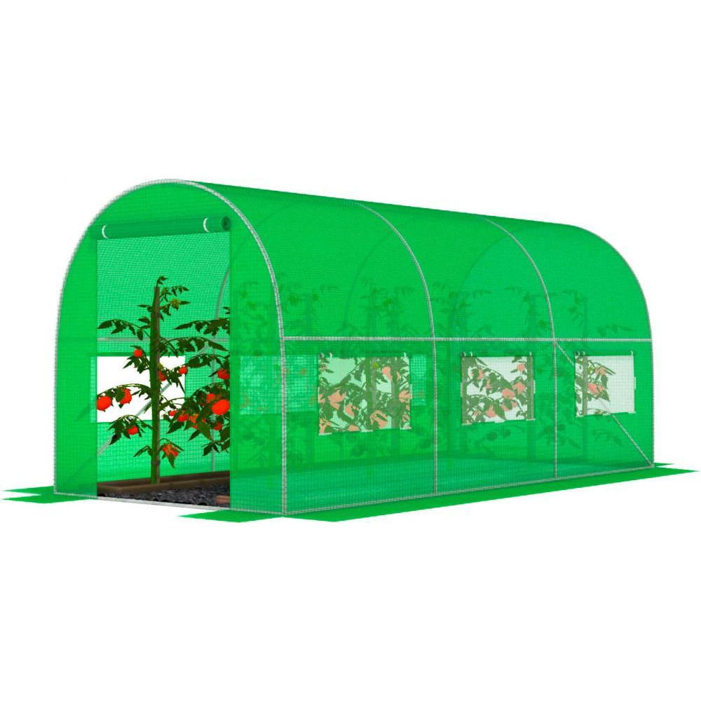 FunFit Garden Садова теплиця з вікнами  7m2 = 350*200*200 (Зелена) (1481) - зображення 1