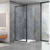 Dusel DL198B+DL196B Black Matt 100x100x190 - зображення 1