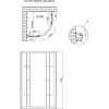 Lidz Latwa SC80x80.SAT.HIGH.FR Frost (LLSC8080SATHIGHFR) - зображення 2