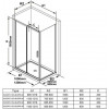 Ravak Blix Slim BLSDP2-100 полированный алюминий+Transparent X0PMA0C00Z1 - зображення 5