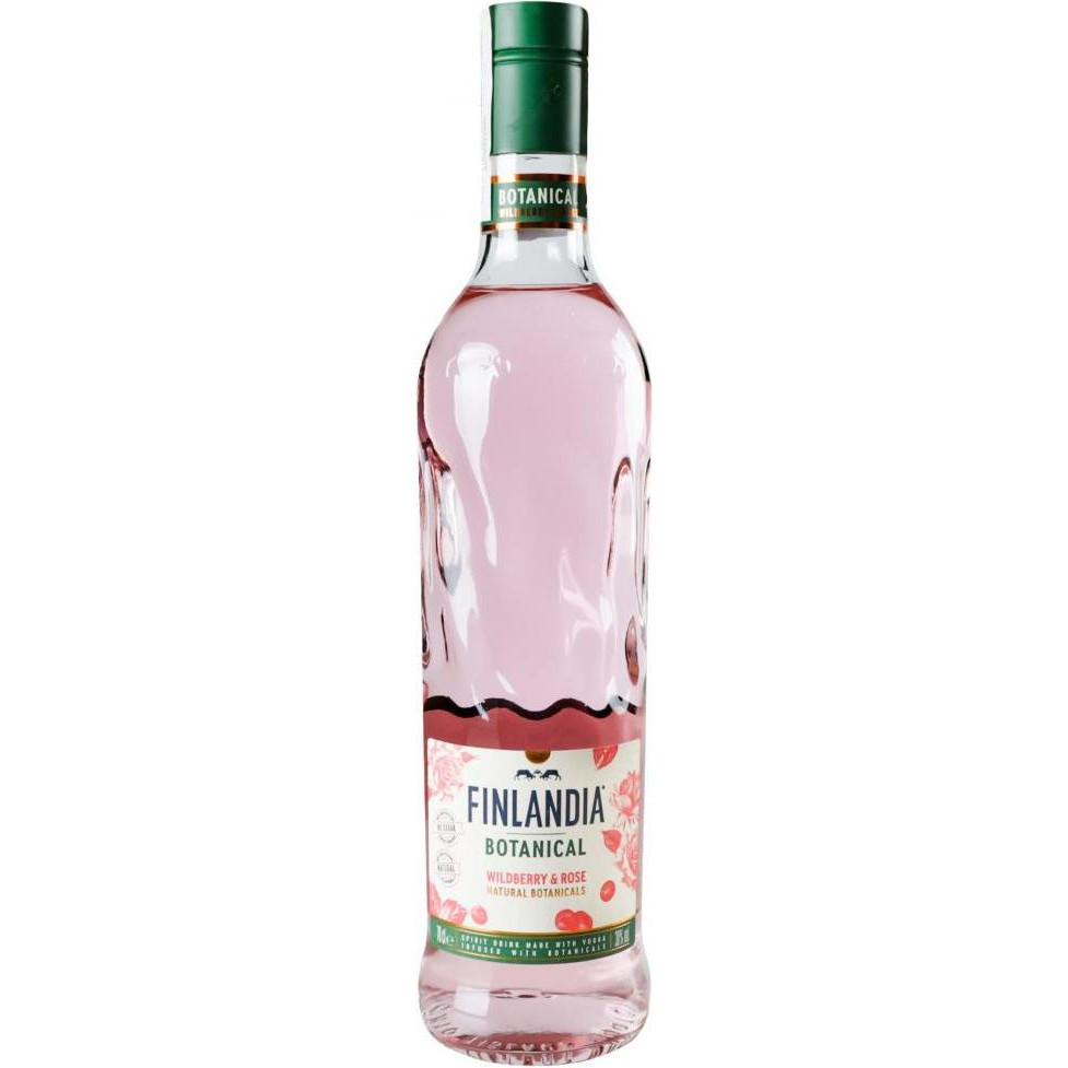 Finlandia Горілка  Botanical Wildberry & Rose, 30%, 0,7 л (5099873020081) - зображення 1