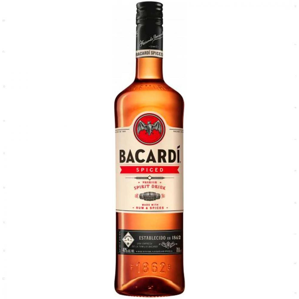 Bacardi Ром Spiced 1 л 40% (7610113008263) - зображення 1