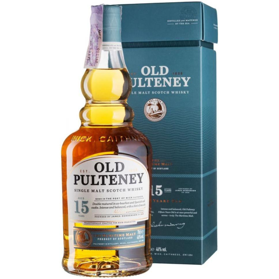 Old Pulteney Віскі  15yo, gift box 0,7 л (5010509881678) - зображення 1