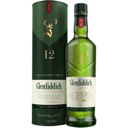   Glenfiddich Віскі односолодовий  12 років витримки 1 л 40% (5010327302201)