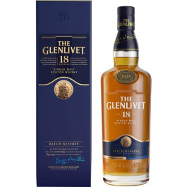   The Glenlivet Віскі  0.7 л 18 років витримки 43% у подарунковій упаковці (080432403105)