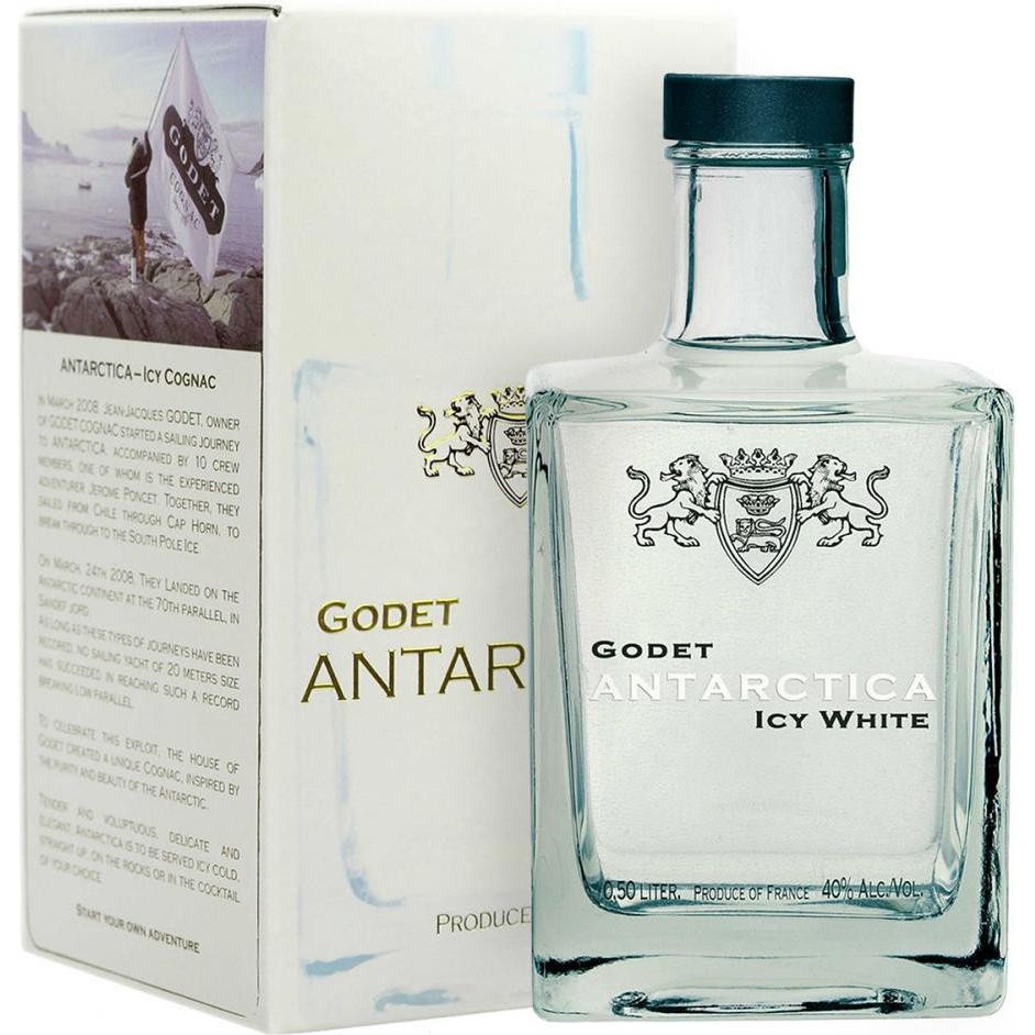 Cognac Godet Коньяк  Antarctica 40% 0,5л (3278481003002) - зображення 1