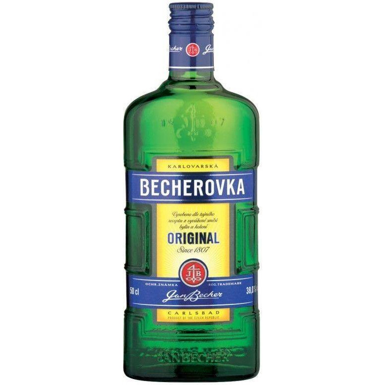 Becherovka Ликерная настойка на травах  0.5л, 38% (8594405101537) - зображення 1