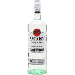 Bacardi Ром Carta Blanca от 6 месяцев выдержки 1 л 40% (5010677015738)