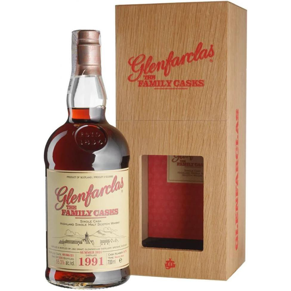 Glenfarclas Віскі  The Family Cask 1991 S22 5679 0,7 л (5018066220398) - зображення 1