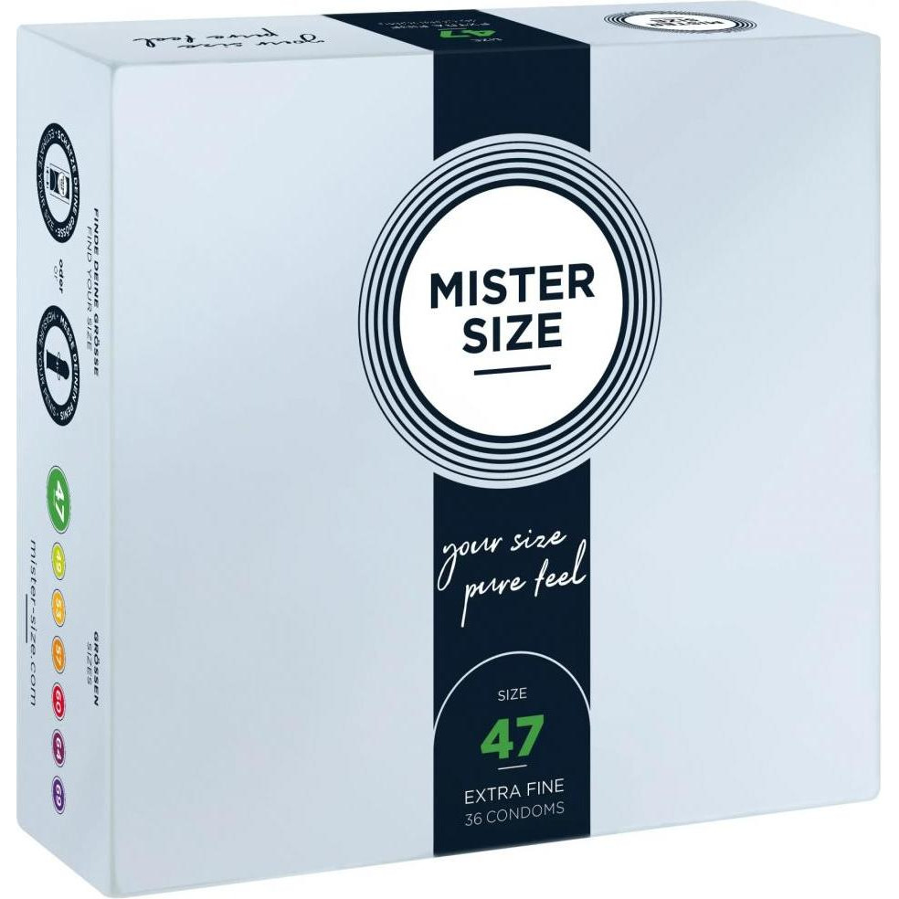 Mister Size pure feel - 47 (36 шт) (SO8049) - зображення 1