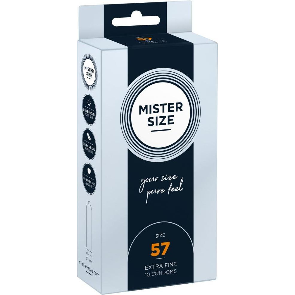 Mister Size pure feel - 57 (10 шт) (SO8045) - зображення 1