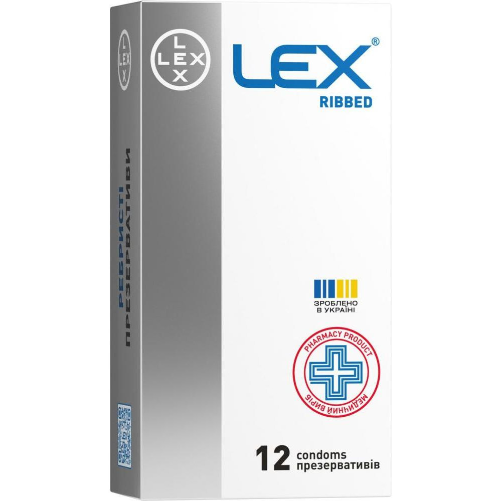 Lex Презервативи LEX Ribbed 12 шт (4820144771934) - зображення 1