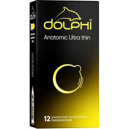 DOLPHI Презервативи DOLPHI Анатомічні надтонкі 12 шт (4820144770852)