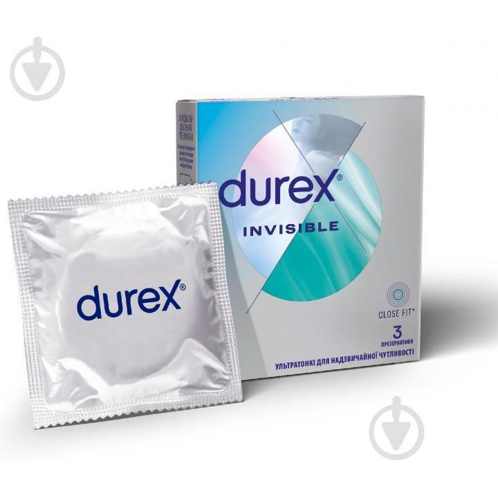 Durex Invisible 3 шт. (5052197045727) - зображення 1