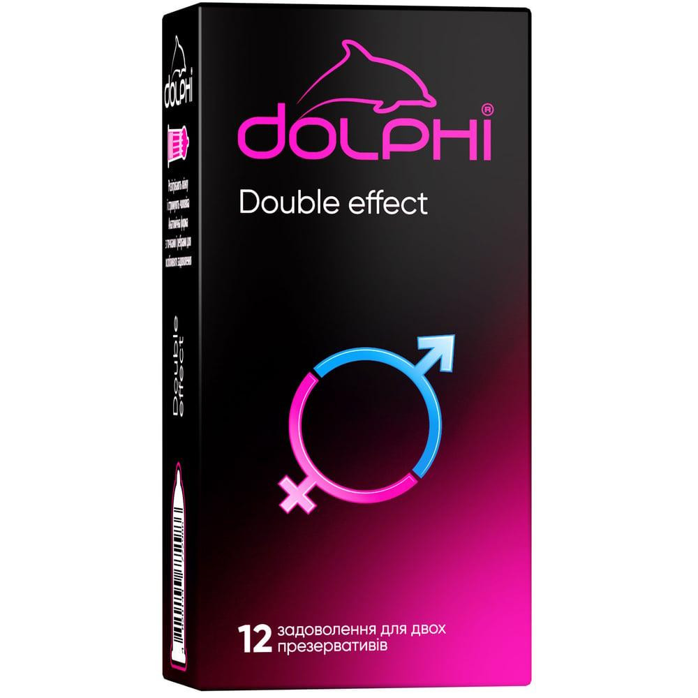 DOLPHI Презервативы Dolphi Double Effect 12 шт (4820144772986) - зображення 1