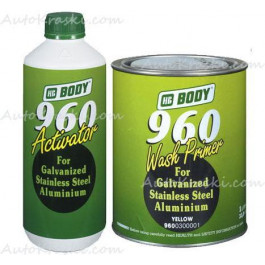   Body BODY 960 Wash Primer кислотный грунт желтый 1л + 1л отвердитель